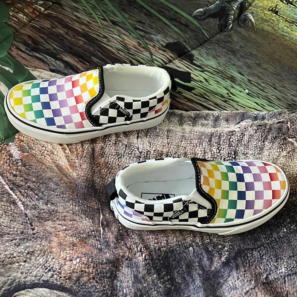 Vans colorful checks